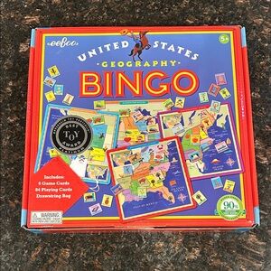 New United States Geography Bingo Game